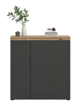 Schrank SCARPA Evoke Oak Nachbildung anthrazit B/H/T: ca. 105x111x37 cm