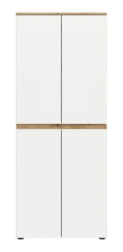 Schrank SCARPA Evoke Oak Nachbildung weiß B/H/T: ca. 70x175x37 cm