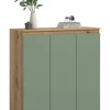 Schrank SCARPA Evoke Oak Nachbildung grün B/H/T: ca. 105x111x37 cm
