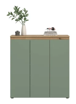 Schrank SCARPA Evoke Oak Nachbildung grün B/H/T: ca. 105x111x37 cm