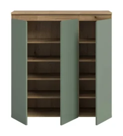 Schrank SCARPA Evoke Oak Nachbildung grün B/H/T: ca. 105x111x37 cm