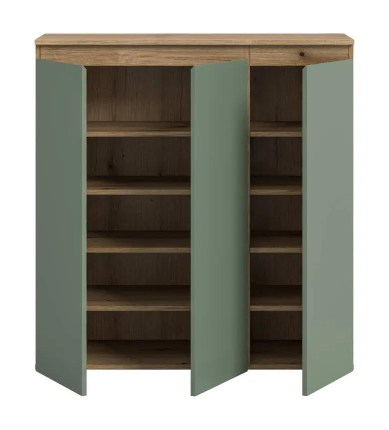 Schrank SCARPA Evoke Oak Nachbildung grün B/H/T: ca. 105x111x37 cm
