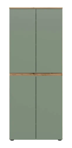 Schrank SCARPA Evoke Oak Nachbildung grün B/H/T: ca. 70x175x37 cm