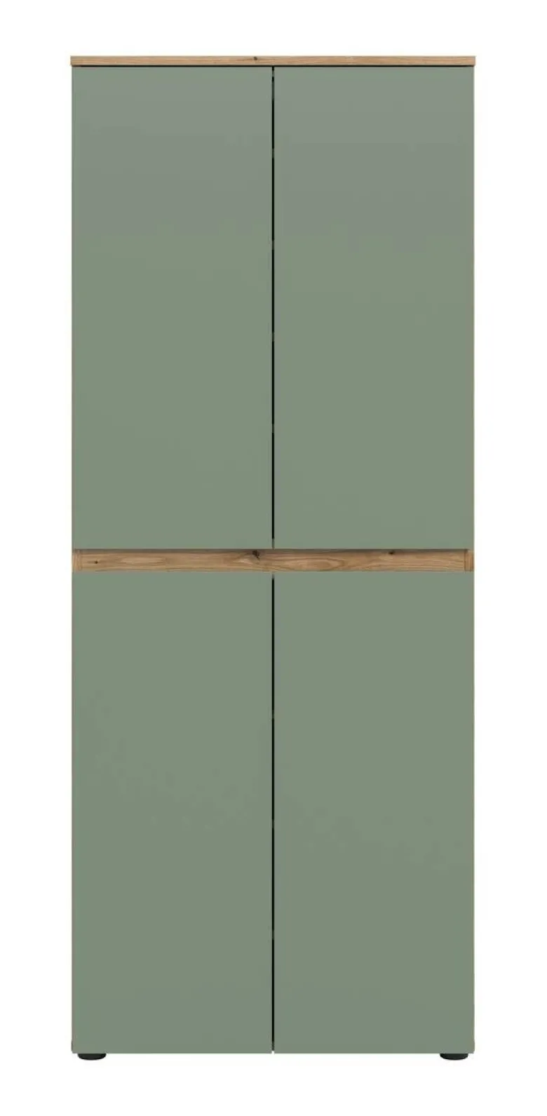 Schrank SCARPA Evoke Oak Nachbildung grün B/H/T: ca. 70x175x37 cm