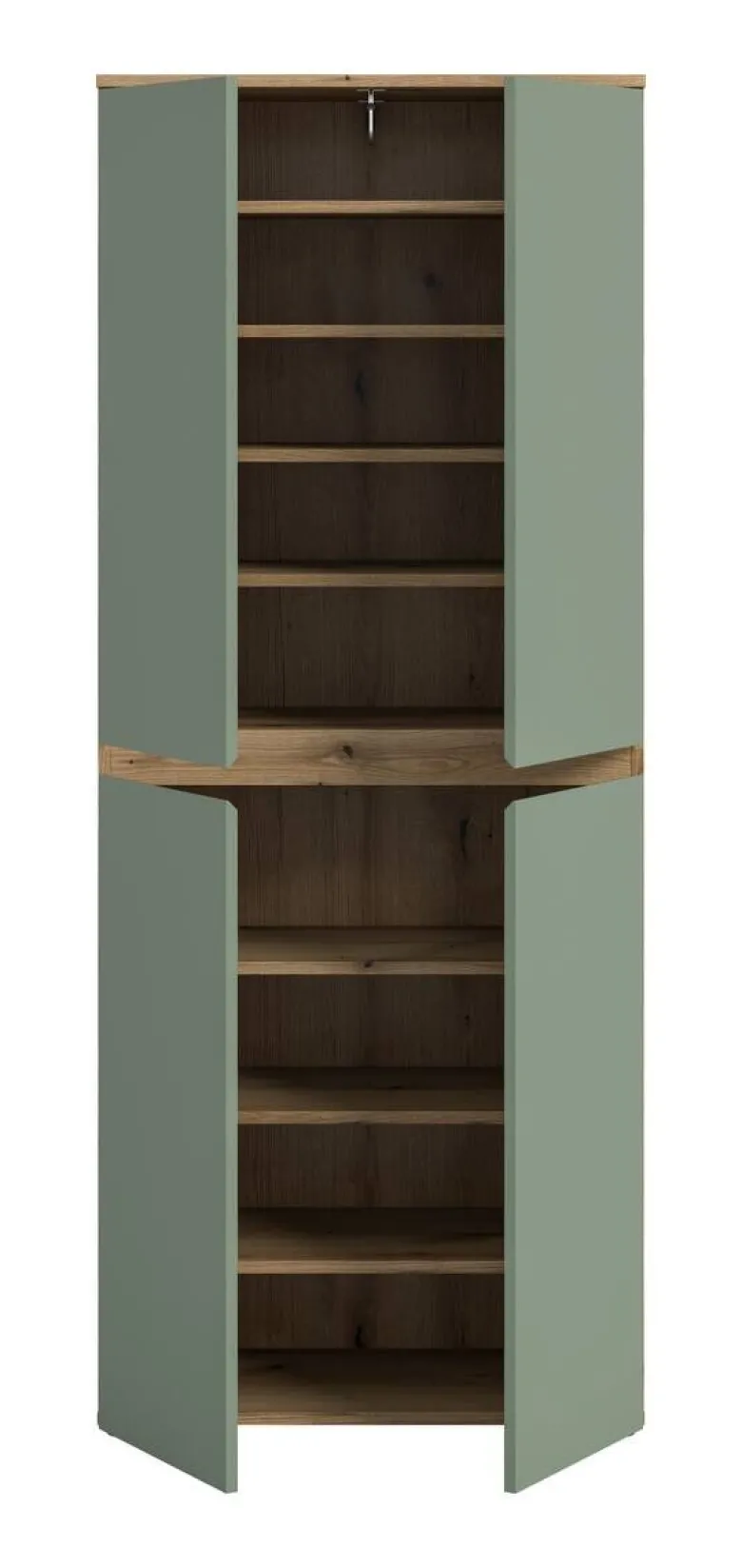 Schrank SCARPA Evoke Oak Nachbildung grün B/H/T: ca. 70x175x37 cm