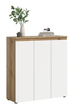 Schrank SCARPA Evoke Oak Nachbildung weiß B/H/T: ca. 105x111x37 cm
