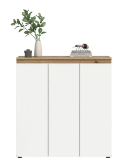 Schrank SCARPA Evoke Oak Nachbildung weiß B/H/T: ca. 105x111x37 cm