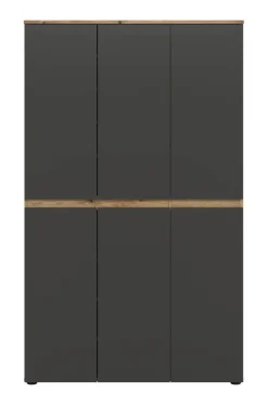Schrank SCARPA Evoke Oak Nachbildung anthrazit B/H/T: ca. 105x175x37 cm