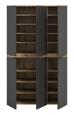Schrank SCARPA Evoke Oak Nachbildung anthrazit B/H/T: ca. 105x175x37 cm