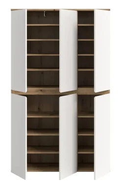 Schrank SCARPA Evoke Oak Nachbildung weiß B/H/T: ca. 105x175x37 cm