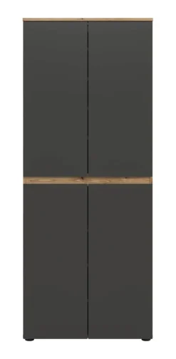 Schrank SCARPA Evoke Oak Nachbildung anthrazit B/H/T: ca. 70x175x37 cm