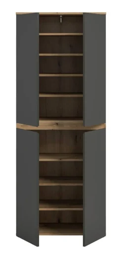 Schrank SCARPA Evoke Oak Nachbildung anthrazit B/H/T: ca. 70x175x37 cm