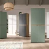 Schrank SCARPA grün B/H/T: ca. 105x175x37 cm