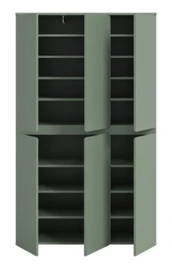 Schrank SCARPA grün B/H/T: ca. 105x175x37 cm