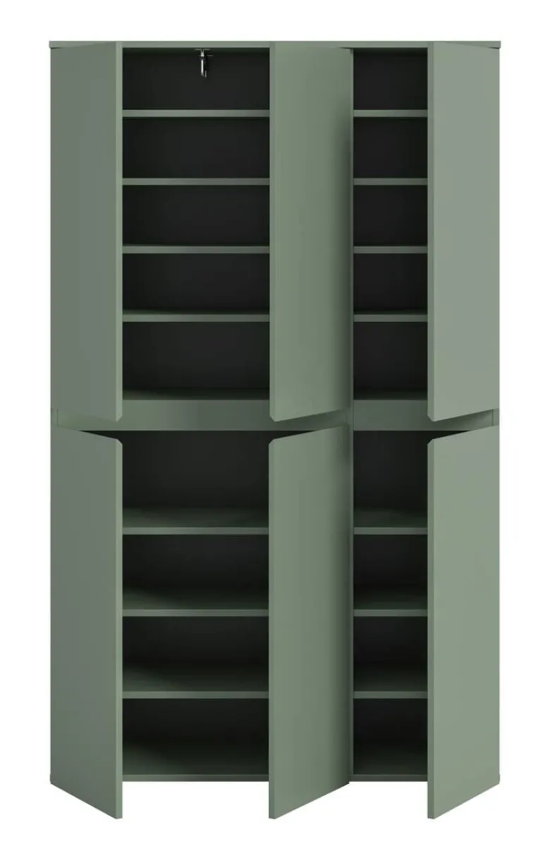 Schrank SCARPA grün B/H/T: ca. 105x175x37 cm