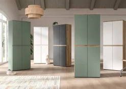 Schrank SCARPA grün B/H/T: ca. 70x175x37 cm
