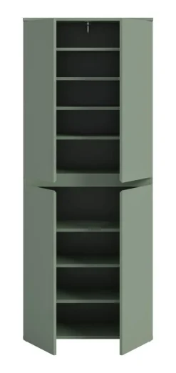 Schrank SCARPA grün B/H/T: ca. 70x175x37 cm