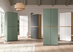 Schrank SCARPA weiß B/H/T: ca. 105x111x37 cm