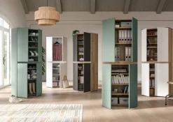 Schrank SCARPA weiß B/H/T: ca. 105x175x37 cm