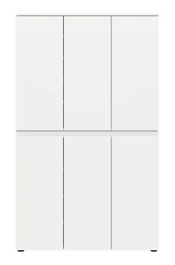 Schrank SCARPA weiß B/H/T: ca. 105x175x37 cm