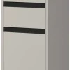 Schrank 2201-186 steingrau B/H/T: ca. 33x121x34 cm
