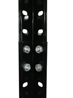Schraubregal schwarz B/H/T: ca. 75x150x40 cm