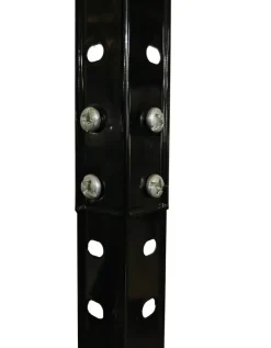 Schraubregal schwarz B/H/T: ca. 75x150x40 cm