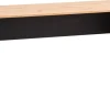 Schreibtisch Aino Eiche Artisan Nachbildung schwarz B/H/T: ca. 150x74x65 cm