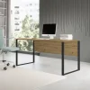 Schreibtisch Amanda Eiche Artisan Nachbildung B/H/T: ca. 170x77x73 cm