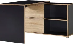 Schreibtisch anthrazit B/H/T: ca. 120x76x120 cm