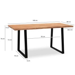 Schreibtisch B/H/T: ca. 160x76x80 cm