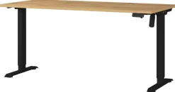 Schreibtisch 8024-582 Eiche Grand-Son Nachbildung schwarz B/H/T: ca. 160x118x80 cm