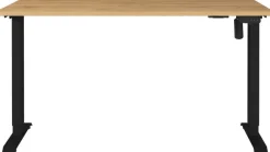 Schreibtisch 8023-582 Eiche Grand-Son Nachbildung schwarz B/H/T: ca. 140x118x80 cm