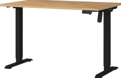 Schreibtisch 8022-582 Eiche Grand-Son Nachbildung schwarz B/H/T: ca. 120x118x80 cm