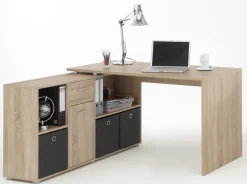 Schreibtisch Eiche Sonoma Nachbildung B/H/T: ca. 136x74x66,5 cm