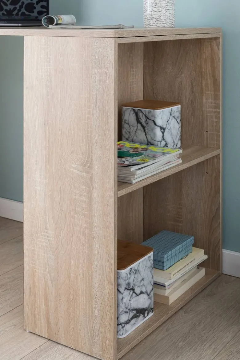 Schreibtisch Eiche Sonoma Nachbildung B/H/T: ca. 50x120x120 cm