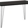 Schreibtisch Hank schwarz matt B/H/T: ca. 140x74x80 cm