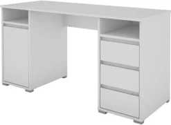 Schreibtisch LOBO weiß B/H/T: ca. 138x75x55 cm