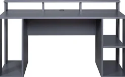 Schreibtisch Match Point anthrazit beschichtet Nachbildung B/H/L: ca. 91x76,5x160 cm