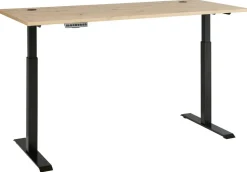 Schreibtisch Memphis Eiche Artisan Nachbildung anthrazit B/H/T: ca. 160x72x77 cm