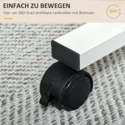 Schreibtisch 920-080 natur Holz Nachbildung weiß B/H/T: ca. 65x110x48 cm