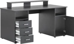 Schreibtisch Niels anthrazit B/H/T: ca. 150x86,7x70 cm
