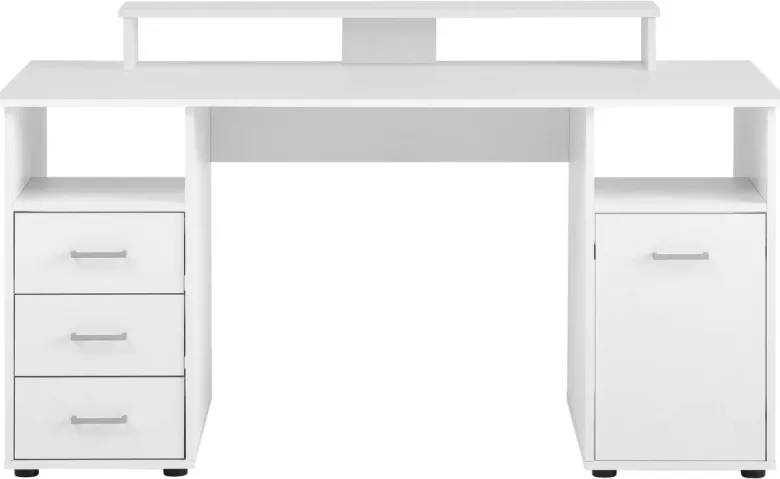 Schreibtisch Niels perlweiß Optik B/H/T: ca. 150x86,7x70 cm
