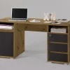 Schreibtisch Primus Eiche Artisan Nachbildung anthrazit B/H/T: ca. 145x74x65 cm