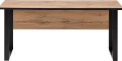 Schreibtisch Serie 2000 Eiche Landhaus Nachbildung B/H/T: ca. 160x73,2x75 cm