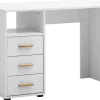 Schreibtisch Torge weiß matt B/H/T: ca. 109x74x58 cm