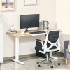 Schreibtisch 920-071V90WT natur Holz Nachbildung weiß B/H/T: ca. 140x116x70 cm