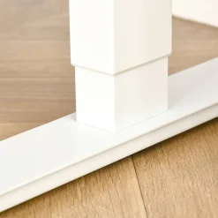 Schreibtisch 920-071V90WT natur Holz Nachbildung weiß B/H/T: ca. 140x116x70 cm