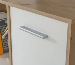 Schreibtisch weiß Eiche Artisan Nachbildung B/H/T: ca. 158x116x66 cm