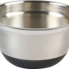Schüssel silber Edelstahl B/H/L/D: ca. 18,5x9,5x18,5x18 cm